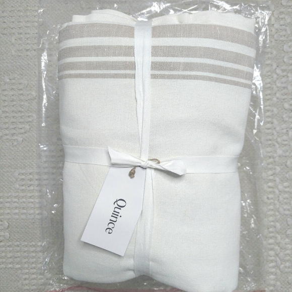 NWT! Quince Coastal Stripe Blackout Linen Curtains Set Of 2 Panels! 48"x 84"(C71 - Picture 6 of 11